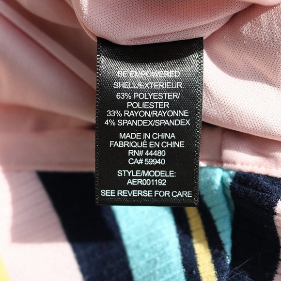 AFRM Retro Bodysuit, Stripes, Medium - Picture 4 of 6